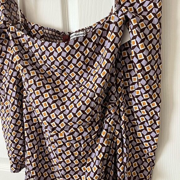 Reformation Hilda Dress size 6 NWT - Picture 10 of 12